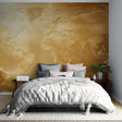 World Map Mural Wallpaper  Golden Embossed Atlas Design - Premium wallpaper design showcase