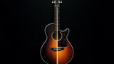Guitar wallpaper design file showing detailed acoustic instrument against black background with dramatic lighting