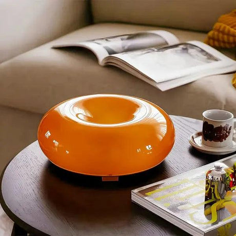 Nordic Donut Lamp  Glass LED Touch Control - Detailed view