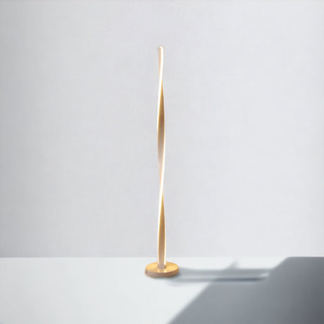 Modern LED Floor Lamp  Twisted Aluminum Design - Product detail 8