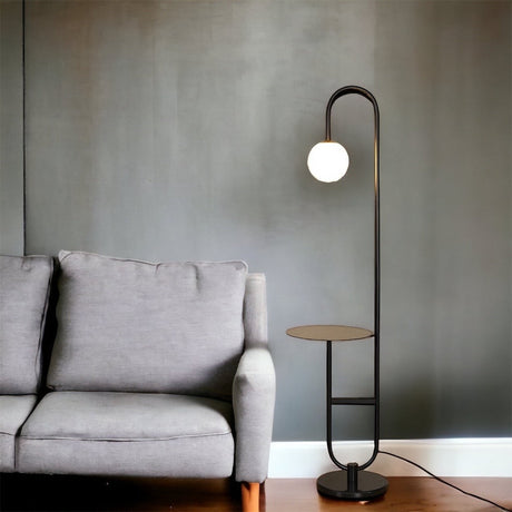 Modern Floor Lamp with Table  Brass and Marble Design - Product detail 12