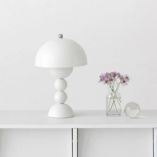 Modern Table Lamp  White Stacked Sphere Design - Product detail 12