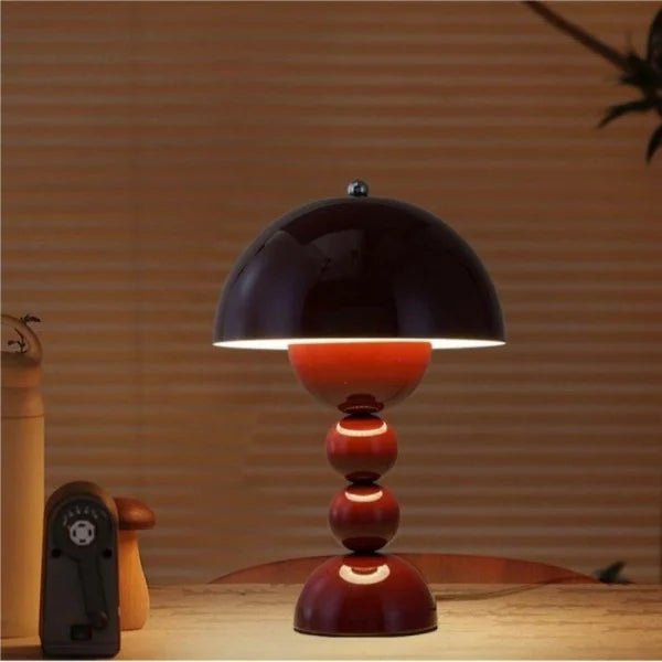 Modern Table Lamp  White Stacked Sphere Design - Product example