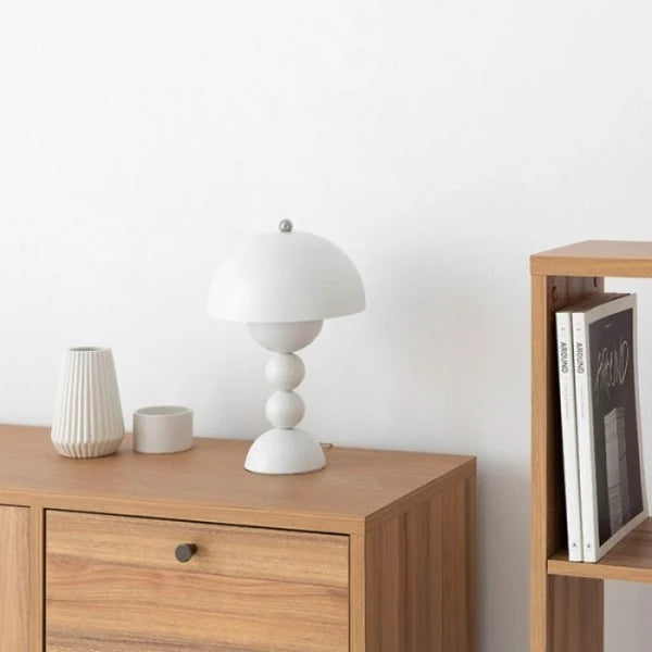 Modern Table Lamp  White Stacked Sphere Design - Product detail 4