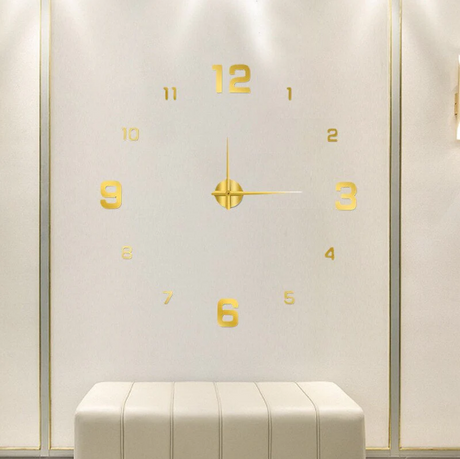 Reloj de Pared Moderno | Diseño de Números Flotantes 3D