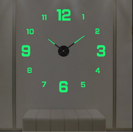 Reloj de Pared Moderno | Diseño de Números Flotantes 3D