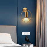 Modern Circle Wall Light  Minimalist Black Metal Design - Product detail 4
