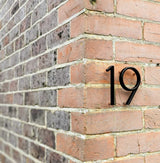 Modern House Numbers  Black Metal Address Plaque - Product detail 4