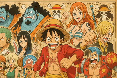 One Piece Manga Mural Wallpaper  Pirates Gallery Collection - Wallpaper design detail 4