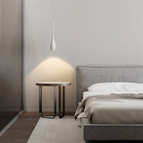 Modern LED Pendant Light  Slim Teardrop Design - Detailed view