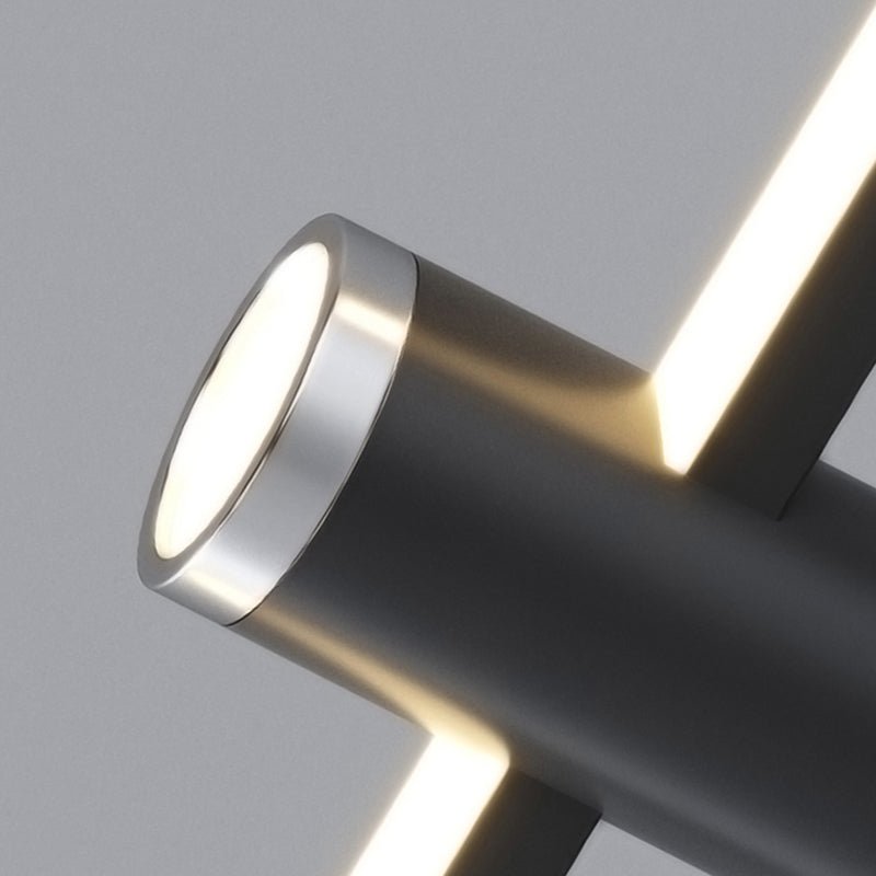 Modern LED Linear Pendant Light  Adjustable Aluminum Design - Product detail 6