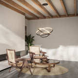 Modern LED Pendant Light  Interlocking Rings Design - Product detail 4