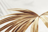 Palm leaf design file showing detailed golden beige botanical pattern