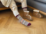 Nordic Winter Socks  Scandinavian Pattern Wool Blend - Product detail 7