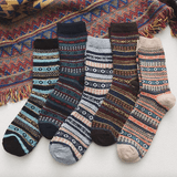 Nordic Winter Socks  Scandinavian Pattern Wool Blend - Product detail 8