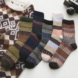 Nordic Winter Socks  Scandinavian Pattern Wool Blend - Product detail 9
