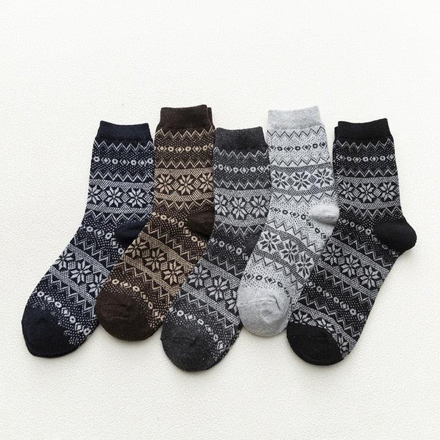 Nordic Winter Socks  Scandinavian Pattern Wool Blend - Product detail 11