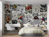Comic Book Mural Wallpaper | Marvel Superheroes Collection
