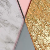 Geometric Mural Wallpaper | Marble Pink and Gold Design