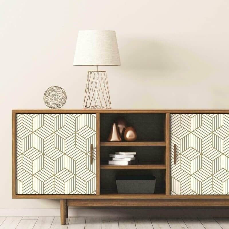 Geometric Mural Wallpaper | Modern Scandinavian Pattern