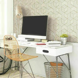 Geometric Mural Wallpaper | Modern Scandinavian Pattern