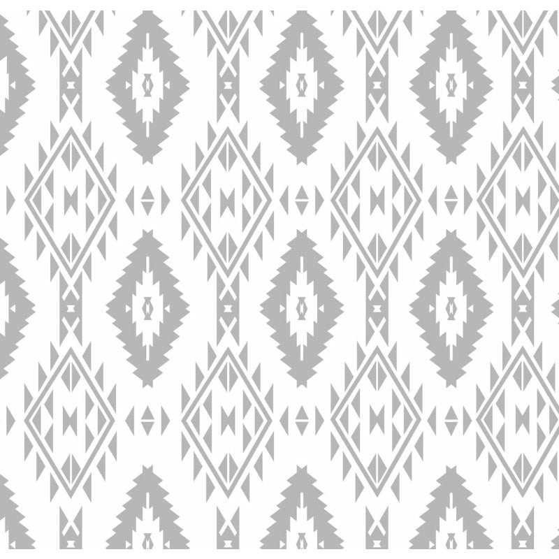 Geometric Mural Wallpaper | Scandinavian Grey Diamond Pattern