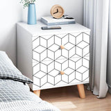 Geometric Mural Wallpaper | Modern Cube Pattern Design