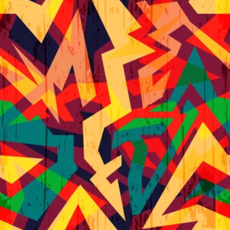 Graffiti Mural Wallpaper | Urban Street Art Design