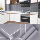 Geometric Mural Wallpaper | Modern Grey Grid Pattern