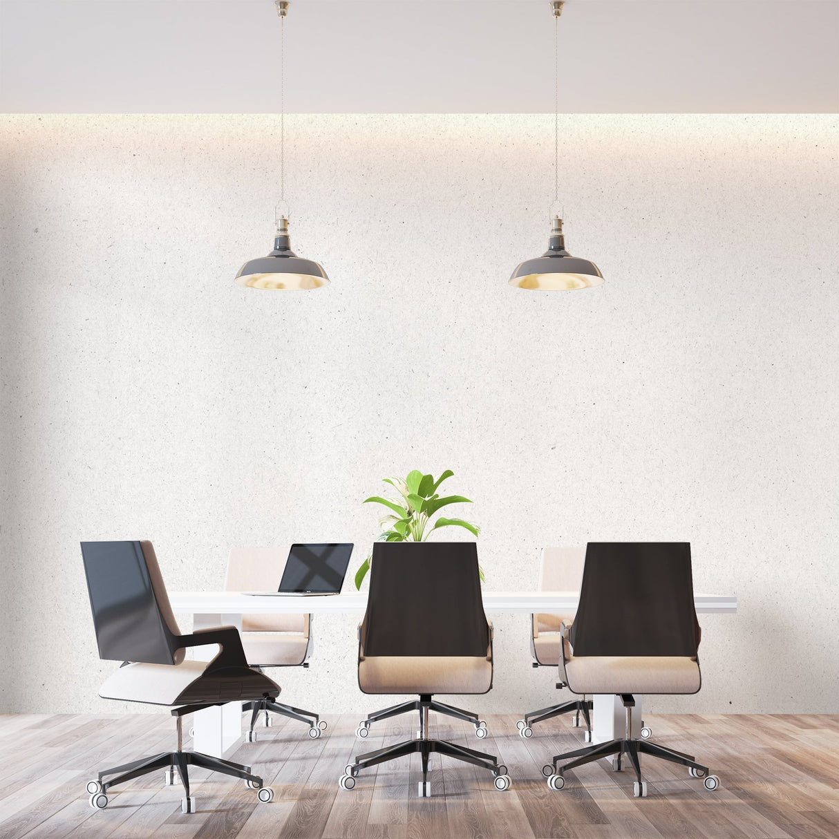 Minimalist Mural Wallpaper | White Textured Pattern