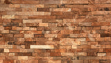 Stone Mural Wallpaper | Rustic Terracotta Brick Design