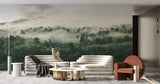 Forest Mural Wallpaper | Misty Mountain Landscape