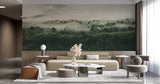 Forest Mural Wallpaper | Misty Mountain Landscape