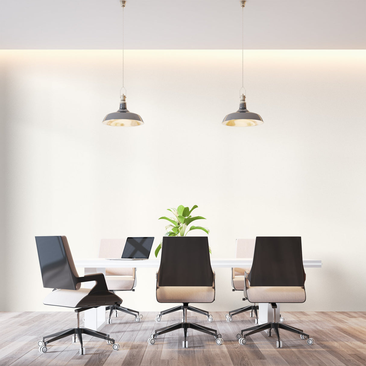 Minimal Mural Wallpaper | Pure White Canvas Design