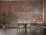 Brick Mural Wallpaper | Industrial Terracotta Design