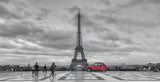 Paris cityscape design file showing detailed black and white architectural pattern