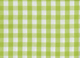 Green gingham check wallpaper design file showing pattern scale and detail