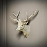 Rustic Deer Head Wall Art  Hand-Detailed Resin Sculpture - Product detail 8