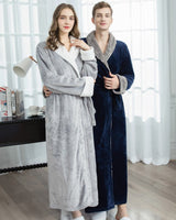 Luxury Fleece Bathrobes  Plush Sherpa Lined Couples Set - Product showcase
