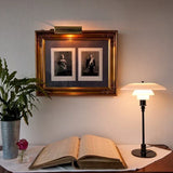 Modern Metal Table Lamp  Multi-Level Glass Shade Design - Product detail 9
