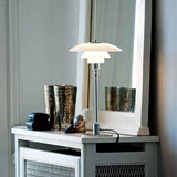 Modern Metal Table Lamp  Multi-Level Glass Shade Design - Product detail 14