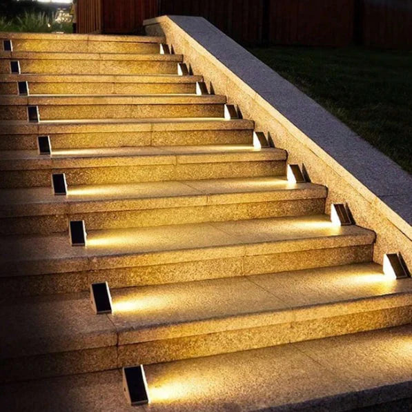 Solar Step Lights  Warm White LED Stair Illumination - Product detail 9