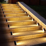 Solar Step Lights  Warm White LED Stair Illumination - Product detail 9