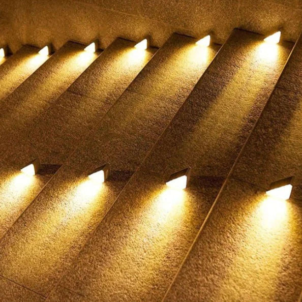 Solar Step Lights  Warm White LED Stair Illumination - Product detail 8