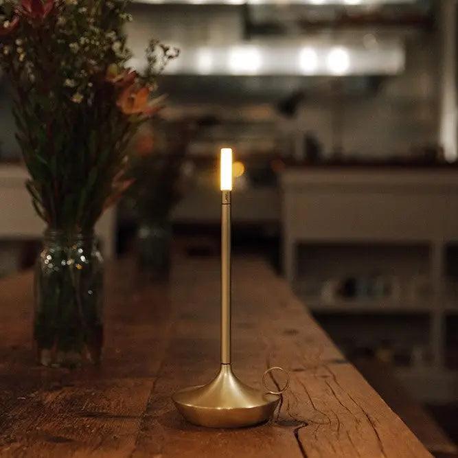 Nordic LED Candle Holder  Brushed Aluminum Dimmable Design - Product detail 5