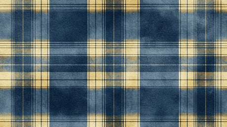 Blue and gold plaid wallpaper design file showing detailed pattern and texture