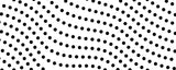 Black and white polka dot wallpaper design file showing precise pattern alignment