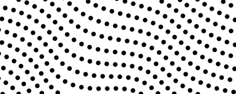 Black and white polka dot wallpaper design file showing precise pattern alignment
