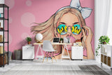 Modern pop art design transforming a home office with vibrant energy