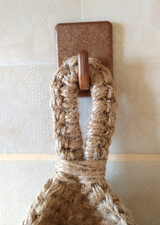 Jute Wall Storage Baskets  Handwoven Produce Organizers - Product detail 7